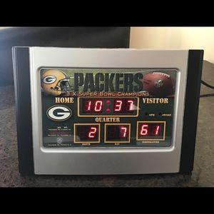 Green Bay Packers’ Scoreboard Clock